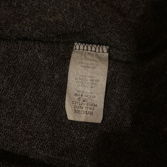 Gray long sleeve dress - Picture 4 of 4